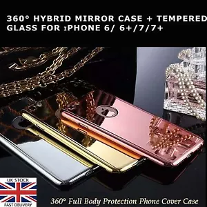 Funda rígida híbrida completa 360 de vidrio templado para iPhone XS Max 6 7 8 - Imagen 1 de 12