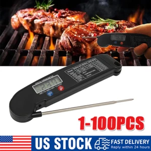 Digitales Fleischthermometer mit Sofortanzeige BBQ Grill Smoker für Küche Lebensmittel Kochen - Bild 1 von 13