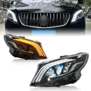 Headlight For Mercedes V Class W447 V220 15-23 halogen upgrade Facelift Daytime - Picture 1 of 17