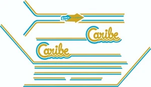 STAR SAM® KIT ADESIVI PUCH CARAIBI ORO METALLIZZATO CLASSIC MOTO ADESIVI - Foto 1 di 1