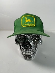 JOHN DEERE Y2K Gorra Verde Parche de Propietario SnapBack Malla Agricultura Caza Pesca - Imagen 1 de 8
