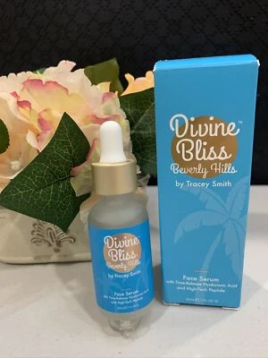 💯🔥Suero facial DIVINE BLISS Beverly Hills By-Tracey Smith 1 oz ácido hialurónico Foto 1 de 4