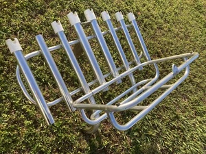 Rocket Launcher Rod Holder Rack, Welded, Aluminum, fold down For cooler/Seat 44” - Picture 1 of 16