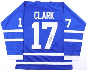 Wendel Clark Signed Toronto Maple Leafs Jersey (JSA COA) #1 Pick 1985 NHL Draft - Picture 1 of 7