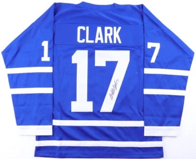 Wendel Clark Signed Toronto Maple Leafs Jersey (JSA COA) #1 Pick 1985 NHL Draft - Image 1 of 4