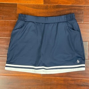 An Original Penguin Women's Essential Navy Blue Color Block Skort Size Medium - Picture 1 of 5