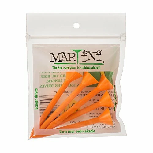 Authentic Orange Martini Golf Tees 3 Pack Special