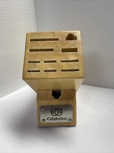 Calphalon 11 Piece Knife Block w/Steel Calphalon Plate No Knives Included - Picture 1 of 8