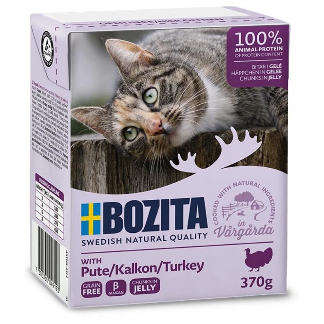 Bozita Cat Tetra Recard Häppchen in Gelee Pute 6 x 370g (EUR 8,96 / kg) - Bild 1 von 1