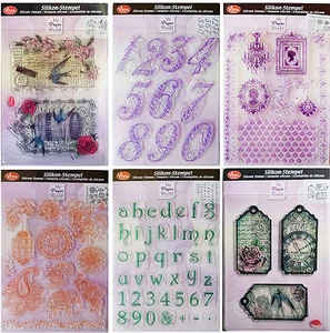 Viva Decor Silikonstempel, clear stamps, Stempel Silikon, Stempel Kunststoff - Picture 1 of 34