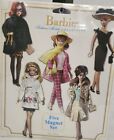 NEW Barbie Set Of 5 Fashion Model Magnets 2004 Sealed