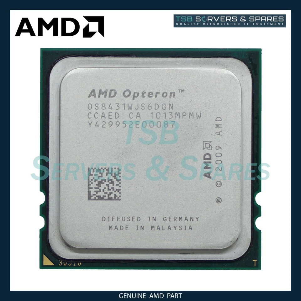 AMD Opteron 8431 OS8431WJS6DGN 2.4GHz 6 Core Socket Processor Server  - Image 1 of 1