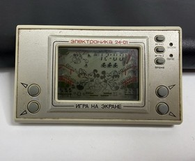 RARE VINTAGE SOVIET  MICKEY MOUSE USSR CATCH EGG ELEKTRONIKA GAME & WATCH