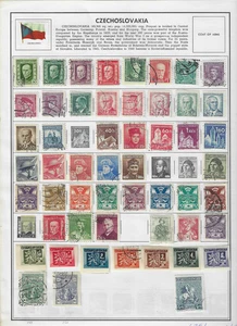 CZECHOSLOVAKIA  BALANCE OF COLLECTION          ( Lot 6791  ) - Picture 1 of 3