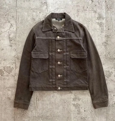 APC Denim Jacket Blouson Gray Men's S From Japan i23419 - Image 1 of 4