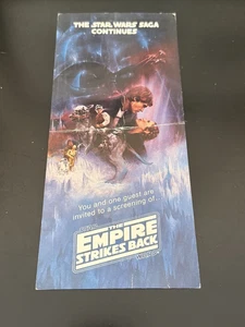 1980 Empire Strikes Back Advanced Screening Ticket May 20 Showcase Ohio Creased - Picture 1 of 9