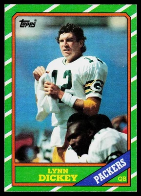 Lynn Dickey, 1986 Topps, #214, Green Bay Packers, - Image 1 of 2