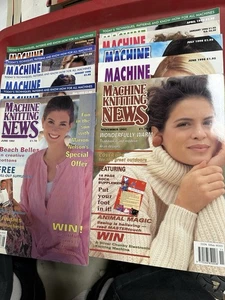 Ten (10) Back Issues of Machine Knitting News 1990s Lot #8 - Picture 1 of 3