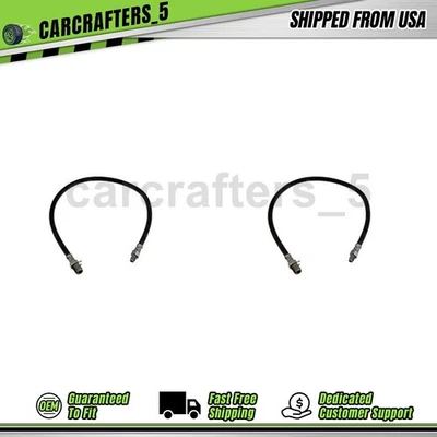2 Front Brake Hydraulic Hose For 61 62 International Harvester C120 C122 3.9L - Image 1 of 4