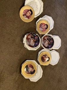 Bradford Exchange Elvis Presley 4 piatti collezione oro massiccio e X2 piatti 1995 - Foto 1 di 14