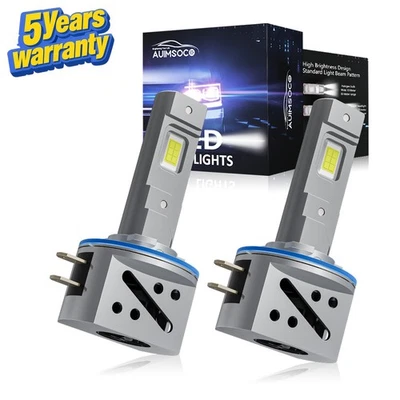 For 2013 2014 2015 2016 2017 Hyundai Veloster LED Headlight Bulbs Low Beam H11B - Image 1 of 4