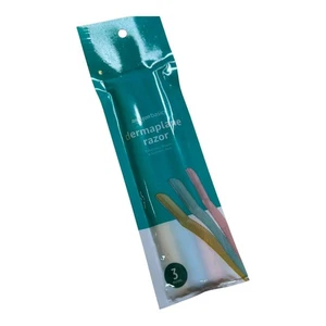 Amazon Basics Dermaplane Razor Facial Hair Remover Exfoliating Tool 3 Razors - Picture 1 of 2