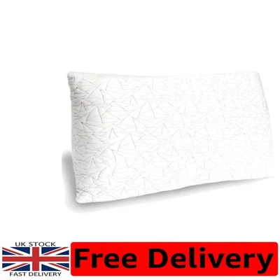 Adjustable King Size Pillow - 20% More Foam for Ultimate Comfort & Cooling Sleep - Image 1 of 4