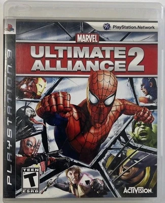 Marvel Ultimate Alliance 2 Playstation 3 PS3 2009 Video Game CIB - Image 1 of 4