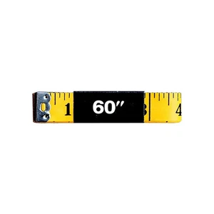 COLONIAL NEEDLE 60" YELLOW 5/8" TAPE Measure - Picture 1 of 1