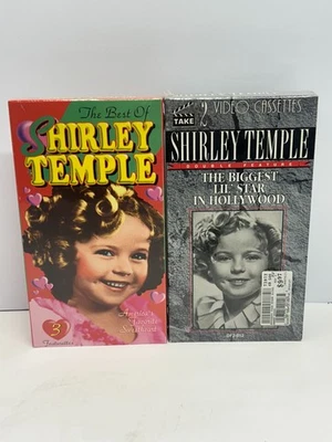 Shirley Temple The Biggest Lil Star in Hollywood + The best of Shirley VHS -NEW - Image 1 of 4