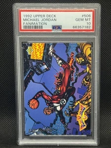 Michael Jordan 1992 Upper Deck #506 Fanimation PSA 10 - Picture 1 of 3