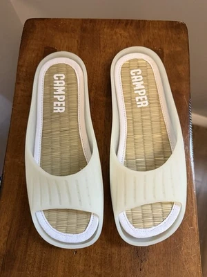 CAMPER СЛАЙД САНДАЛИИ WABI TATAMI SZ 5 БЕЛЫЙ NIB - Изображение 1 из 4