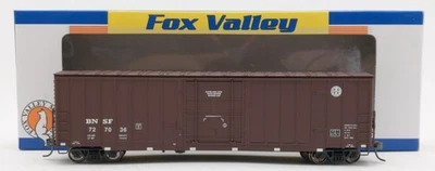 Fox Valley Models 30221 HO Scale BNSF 7 Post Box Car #727036 LN/Box - Image 1 of 4