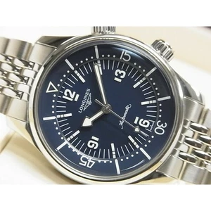 LONGINES WATCH LEGEND DIVER BLUE REF.L3.764.4.90.6 AUTOMATIC STAINLESS STEEL F/S - Picture 1 of 15