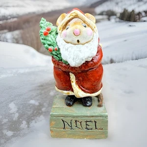 Wee Forest Folk Noel Santa Mouse 1989 Annette Petersen Christmas Figurine - Picture 1 of 8
