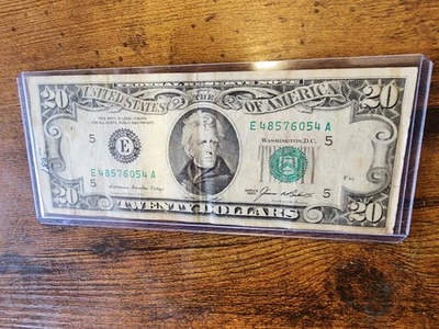 1985 $20 Dollar Bill Collectible Currency Old Money #3 - Image 1 of 2