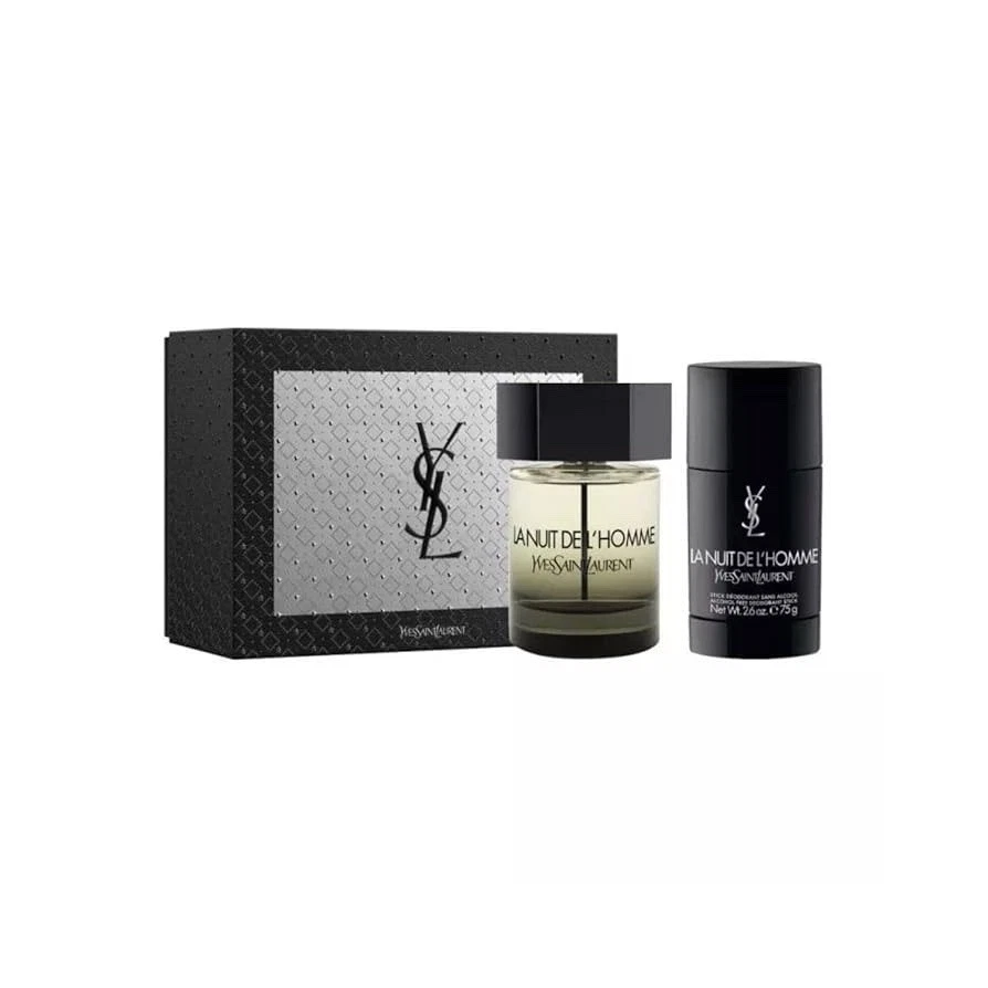 Yves Saint Laurent YSL La Nuit De L'Homme EDT 100mL GIFT SET NEW BOXED DEODORANT - image 1 of 1