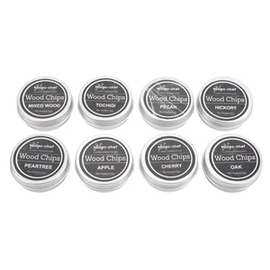 8PCS Whiskey Wood Smoking Chip Cocktail Smoker Kit Smoker Chips Für Geräuche BK - Bild 1 von 23