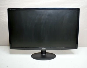 Acer S240HL 24" Full HD 1080p DVI VGA LCD Computer Monitor - Picture 1 of 4