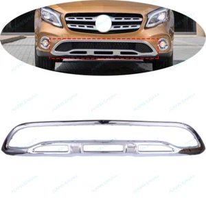 Chrome Front Bumper Cover Moulding Trim For 18-20 Mercedes Benz GLA W156 GLA250 - Picture 1 of 5