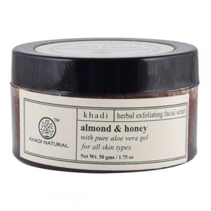Khadi Natural Almond & Honey Facial Massage Gel With Scrub 50 gm Skin Face Care - Picture 1 of 4
