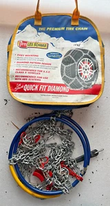 LES SCHWAB Alpine Laclede Quick Fit DIAMOND TIRE CHAINS 1525 1525-S 1525S New - Picture 1 of 3