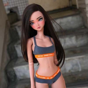 Smart Doll Looking For Trouble Tea Random Color Sports Bra Set New Japan - Picture 1 of 10