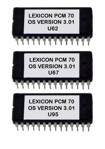 Lexicon Pcm 70 OS Version 3.01 PCM70 Effect Reverb Eprom Upgrade Update PCM70 - Bild 1 von 2