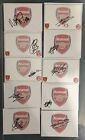 33 x signed Arsenal White Cards