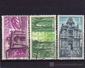 serie completa Cartuja de Jerez año 1966 (edifil 1761-63) usados. - Imagen 1 de 1