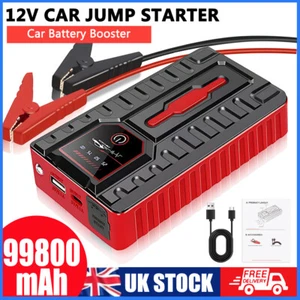 Car Jump Starter Pack, Booster Battery for Gas Engines,Emergency Power Bank 2025 - Picture 1 of 23