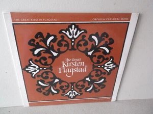 The Great Kirsten Flagstad 8408 1968 Sealed Unopened 33 LP Record - Picture 1 of 2