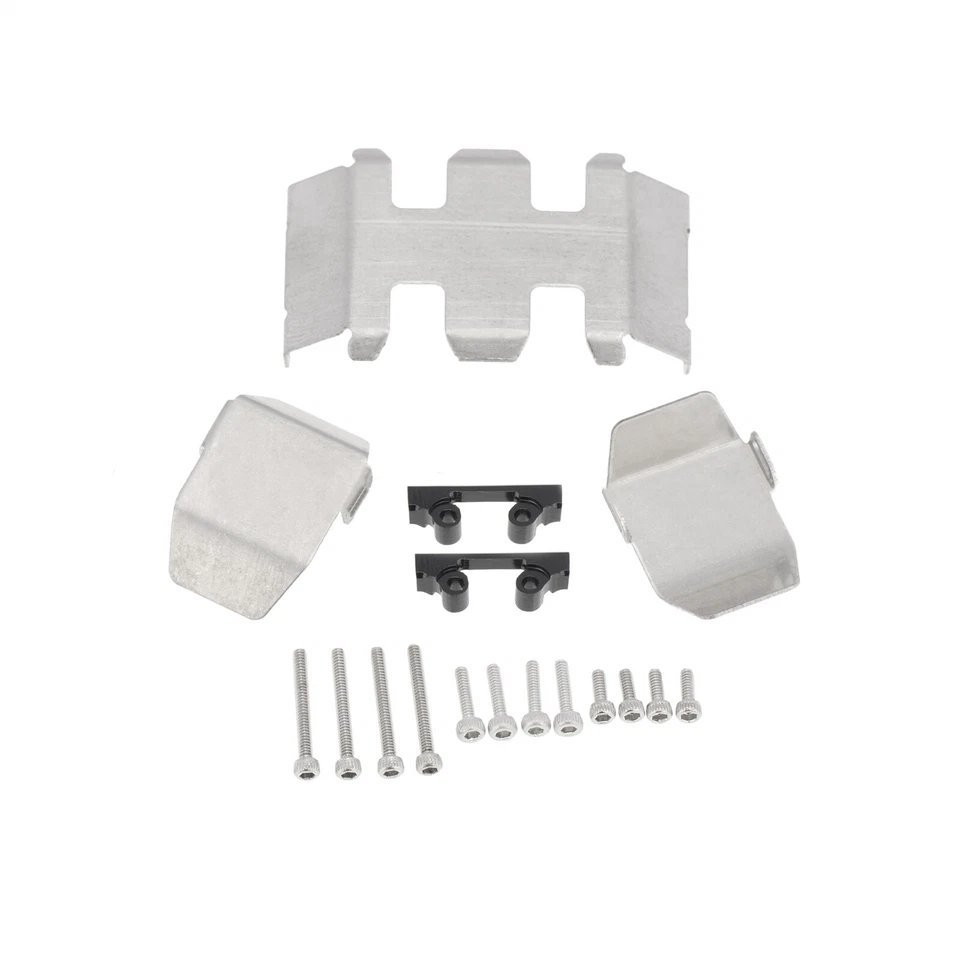 For Axial SCX24 AX90081 1:24 RC Car Stainless Steel Axle Skid Plate Guard Set - Image 1 of 4