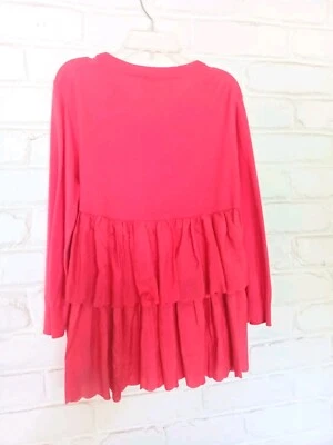 Cárdigan Juicy Couture Coral Talla S Algodón/Seda Volantes  Foto 1 de 4